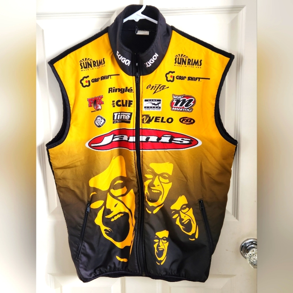 Jamis Yellow and Black Cycling Vest